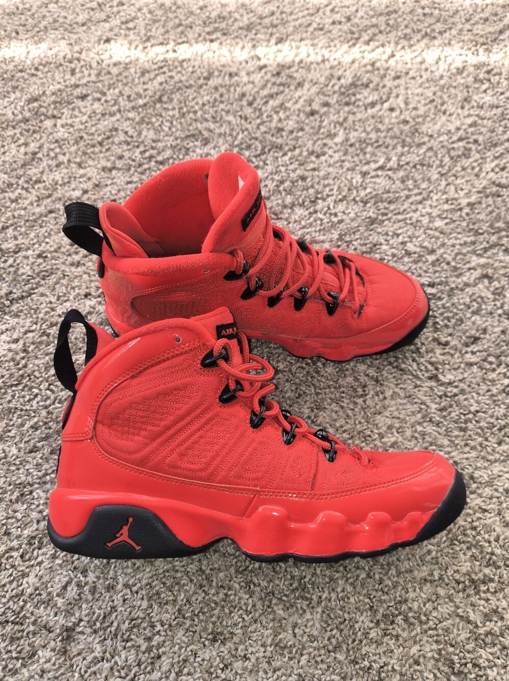 Air Jordan 9 Retro "Chile Red" Size 5.5Y - 7W